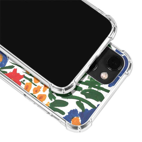 Bouffants and Broken Hearts Wild Garden 4 iPhone 14 Clear Case